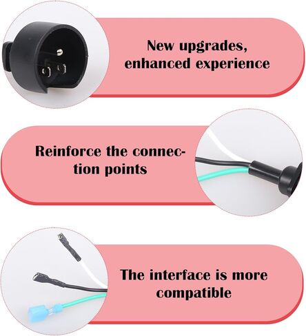 Sigely Suitable for Proteam 841724 Power Plug Switch Assembly Compatible with Model Super Coach Pro 6 & 10 Fits for Backpack Vacuum Cleaner Parts Accessories Replacement Pro Team Connector in Kuwait