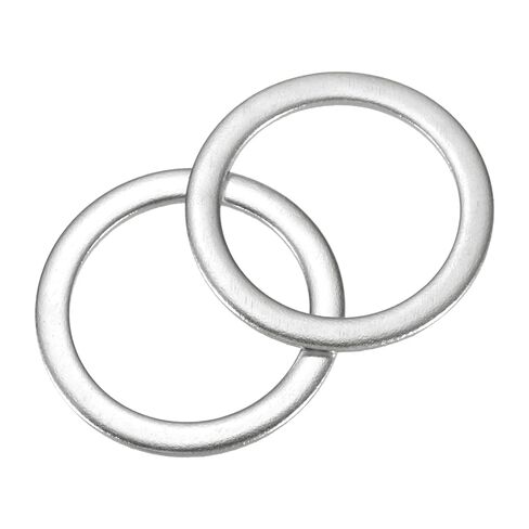 uxcell 60Pcs M16 304 Stainless Steel Flat Washers Plain Washer 16mm ID 22mm OD 0.8mm Thick Flat Spacers for Screws Bolts Garden Faucet Plumbing Repair, Silver in Saudi Arabia