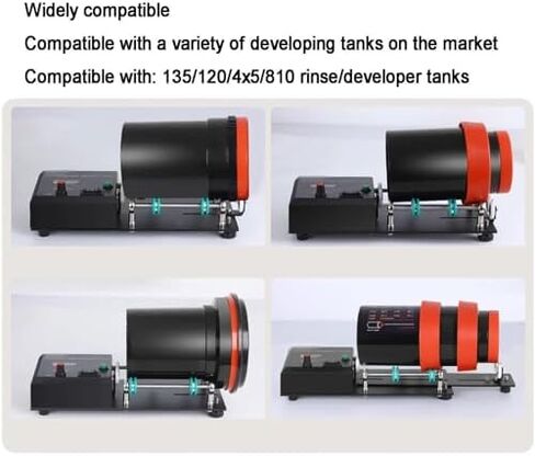 Automatic Film Processor for Darkroom, Adjustable Speed Film Developing Machine with Preset Programs, for Photography Enthusiasts and Professionals in Kuwait