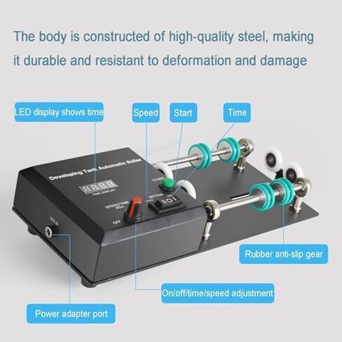 Automatic Film Processor for Darkroom, Adjustable Speed Film Developing Machine with Preset Programs, for Photography Enthusiasts and Professionals in Kuwait