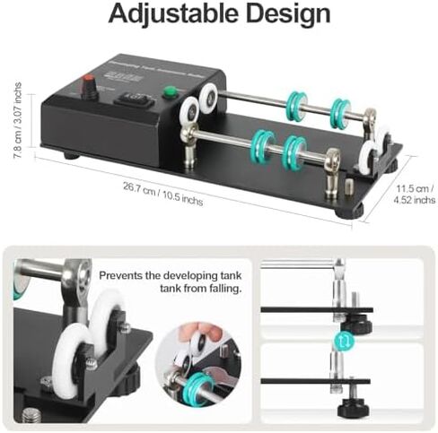 Automatic Film Processor for Darkroom, Adjustable Speed Film Developing Machine with Preset Programs, for Photography Enthusiasts and Professionals in Kuwait