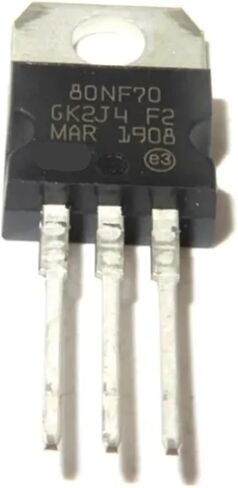 STP80NF70 STP60NF06 TO220 MOS FET N-قناة الترانزستور P80NF70 P75NF75 P65NF06 60NF06 STP55NF06 5 قطعة (STP80NF70) in Kuwait