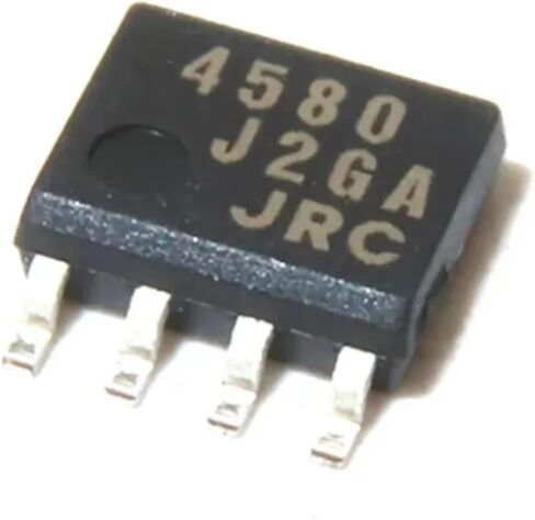 NJM4580E-TE1 JRC4580E 4580 SMD SOP-8 شريحة تضخيم مزدوجة التشغيل 10 قطعة(8) in Kuwait