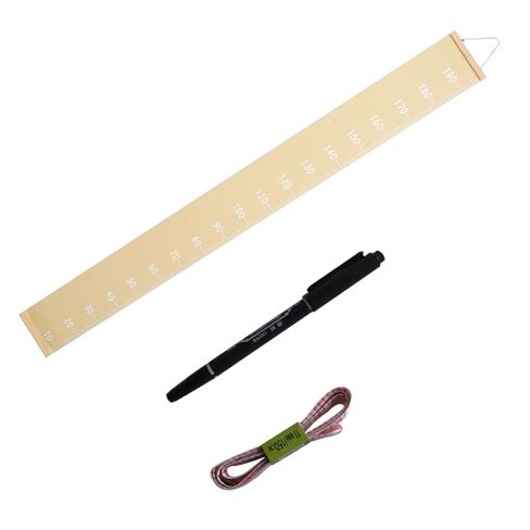 1 مجموعة مخطط نمو معلق حاكم قابلاً للإزالة ، مخطط الارتفاع القابل للإزالة لصبي الفتاة ، in Kuwait