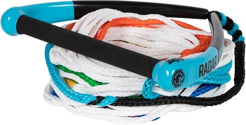 Radar Control Pkg Waterski Rope, 13 in. Team Std Handle w/8-Sect. Mainline, Blue/Black in Kuwait