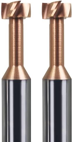 1pcs 4 Flutes T Slot End Mill Cutter 6mm 8mm Shank Integral Tungsten Steel End Mill HRC55 T Slot Milling Cutter CNC Grooving Knife Carbide Router Bits in Kuwait