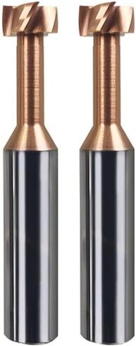 1pcs 4 Flutes T Slot End Mill Cutter 6mm 8mm Shank Integral Tungsten Steel End Mill HRC55 T Slot Milling Cutter CNC Grooving Knife Carbide Router Bits in Kuwait