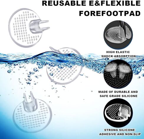 1 Pairs Silicone Thong Sandal Toe Protectors Flip Flop Gel Toe Insert Guards Cushion Non-Slip and Pain Prevention Cushions Between Toe Gel Metatarsal Pads for Sandals Slippers Clear (1) in Saudi Arabia