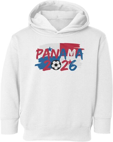 Panama Tribute Flag Graphic - 2026 Soccer Fans Toddler Hooded Sweatshirt in Saudi Arabia