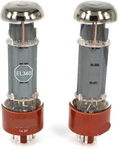 EL34 Tube Replaces 6CA7 6P3P 6L6 Vacuum Tube, Precision Matched for Amplifier(2 pcs) in Saudi Arabia