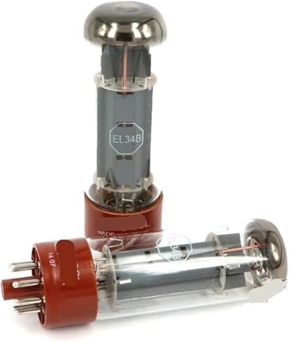 EL34 Tube Replaces 6CA7 6P3P 6L6 Vacuum Tube, Precision Matched for Amplifier(2 pcs) in Saudi Arabia