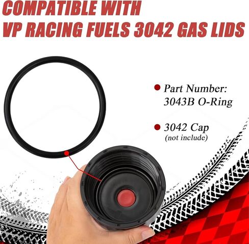 الحلقة O - الحلقات الدائرية البديلة 3043B لـ VP Racing Fuels 3042 لعلبة الغاز/أغطية إبريق المرافق (6 قطع) in Kuwait