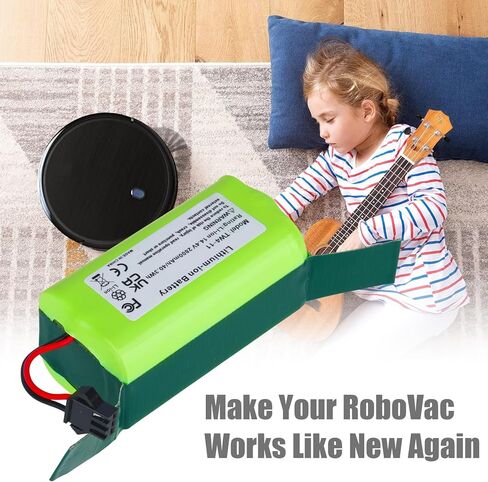 KUNLUN Battery Replacement for Eufy RoboVac 11 11C 11S 12 15C, 15C MAX, 25C 30 30C G10 Hybrid, G20 G30 G32 pro, G40 Hybrid & for Ecovacs Deebot N79 N79S DN622 Robot Vacuum Batteries 14.4V in Saudi Arabia