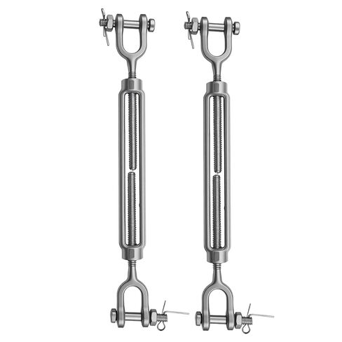 تيروكسليز ، فاكو الفك الفك ، و Pium 4 PCS 1/4 مجلفن الفولاذ المتجول ، M6 M6 Marine Marine Burnuckles مع حدود حمولة العمل 2000 رطل لدرابزين Sunshade ، المبارزة ، القماش ، القماش ، الرفع in Kuwait