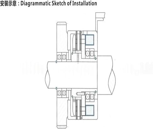 DLM9-10A Wet Multi-disc Electromagnetic Clutch DC24V Inner Hole 40 * 12 * 42.3MM in Saudi Arabia