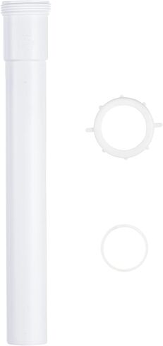 Keeney PP55-12W Extension Tube Slip Joint, 1-1/2" x 12", White in Saudi Arabia