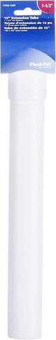 Keeney PP55-12W Extension Tube Slip Joint, 1-1/2" x 12", White in Saudi Arabia