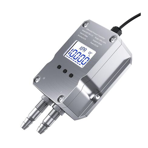 مستشعر الضغط التفاضلي 4-20mA LCD جهاز إرسال الضغط التفاضلي 0-10V 0-5V RS485 مستشعر الرياح 1Kpa 10kp 50Pa 100Pa 500Pa Air (مخرج RS485، 0-40Mpa) in Saudi Arabia