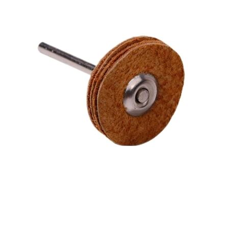 Polishing Wheels Wool Felt Abrasive Watch Buffing Wheel for Rotary Tool Accessories(White Cowhide) in Saudi Arabia