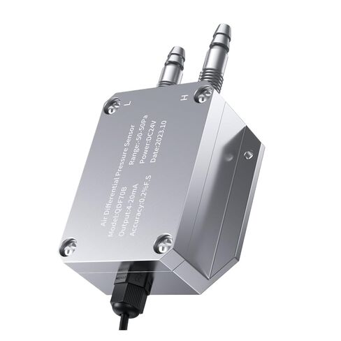 Differential Pressure Sensor Differential Pressure Transmitter 0-100pa 0-500pa 0-200pa 0-1Kpa Air Sensor 4-20mA 0-10V 0-5V RS485(Output RS485,0-2Kpa) in Saudi Arabia