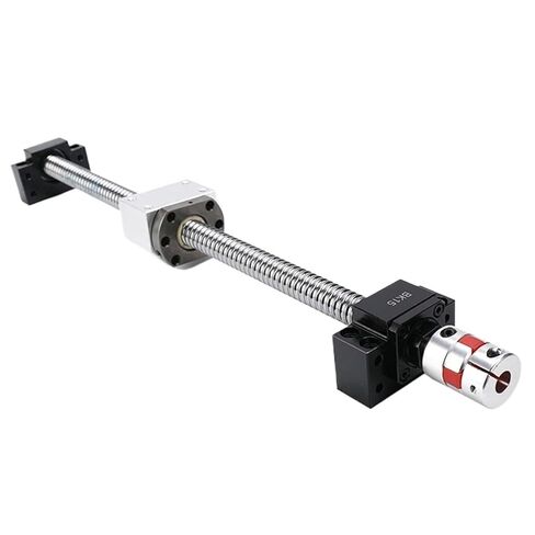 Ball Screw, Linear Guide Ball Screw C7 Ball Screw SFU1610 900mm End Machined with Single Nut+ BK/BF12 Support in Kuwait