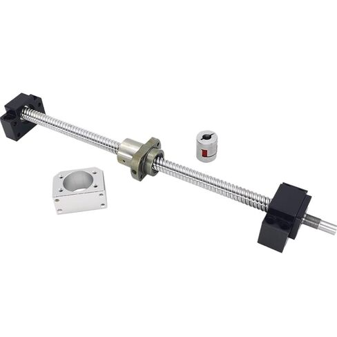 Ball Screw, Linear Guide Ball Screw Ball Screw SFE2525 300-1000mm High Lead BK20 BF20 Nut Housing Coupler(950mm) in Saudi Arabia