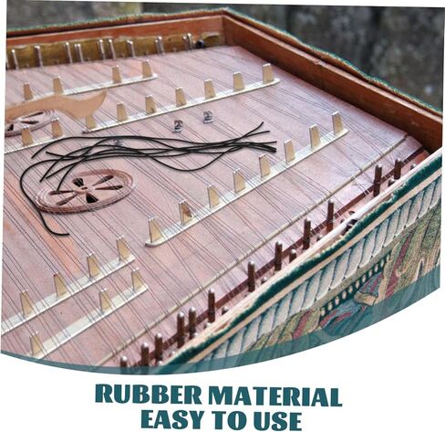 Milisten 6pcs Enhanced Rubber Tube for Dulcimer Tuning Durable Yangqin Accessories Sound Quality Flexible and Easy to Use Robust Care Tools for Musicians in Saudi Arabia