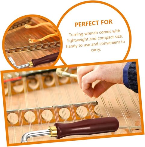 BESPORTBLE 2Pcs Dulcimer Tuning Wrenches Essential Instrument Tuner for Chinese Yangqin Musicians Easy to Use for Adjustments for Beginners and Performances in Saudi Arabia