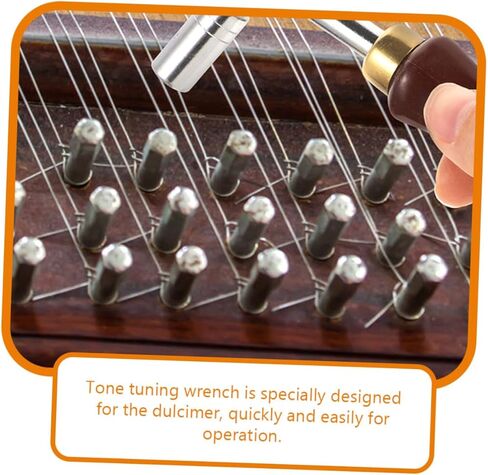 BESPORTBLE 2Pcs Dulcimer Tuning Wrenches Essential Instrument Tuner for Chinese Yangqin Musicians Easy to Use for Adjustments for Beginners and Performances in Saudi Arabia