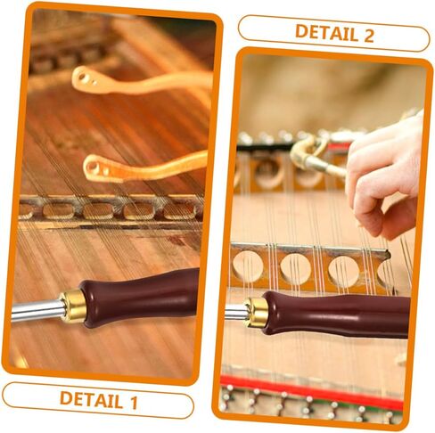 BESPORTBLE 2Pcs Dulcimer Tuning Wrenches Essential Instrument Tuner for Chinese Yangqin Musicians Easy to Use for Adjustments for Beginners and Performances in Saudi Arabia