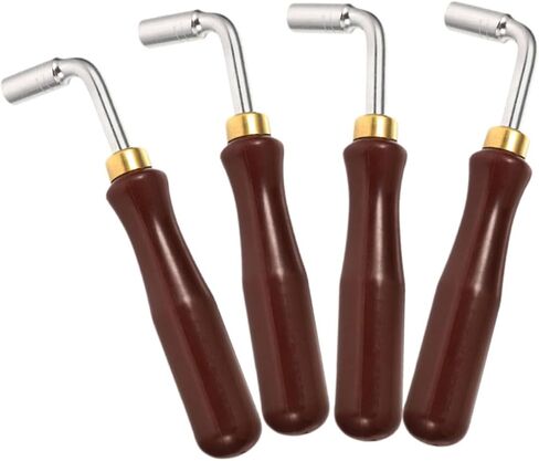 Abaodam 4pcs Dulcimer Tuning Wrench Set Durable Instrument Wrench for Efficient String Tuning Fit for Multiple Dulcimer Types for Musicians and Educational Use in Kuwait