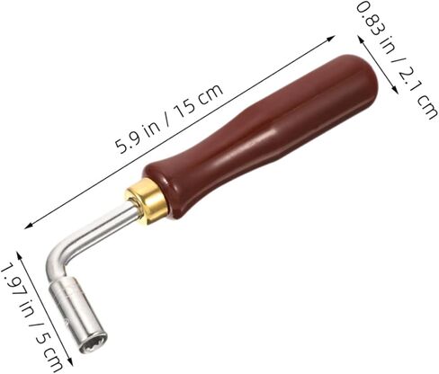 Abaodam 4pcs Dulcimer Tuning Wrench Set Durable Instrument Wrench for Efficient String Tuning Fit for Multiple Dulcimer Types for Musicians and Educational Use in Kuwait
