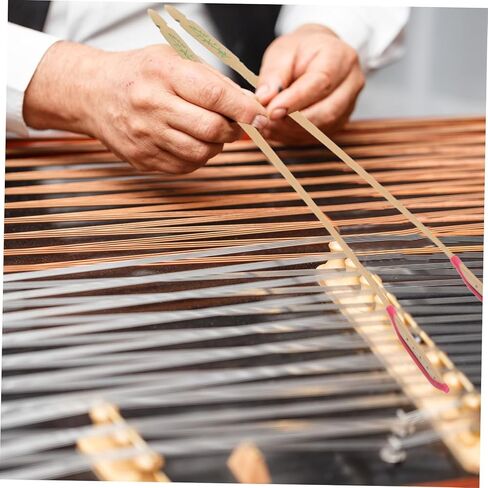 HANABASS 2pcs Yangqin Sticks Wood Mallets for Percussion Chinese Yangqin Drumsticks Bamboo Pattern Musical Accessories in Saudi Arabia