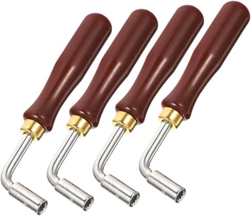 4pcs Dulcimer Tuning Wrench Set - Stainless Steel Music Instrument Tool Durable Construction Violin Accessory Harpsichord Tuning Lever Spanner in Saudi Arabia