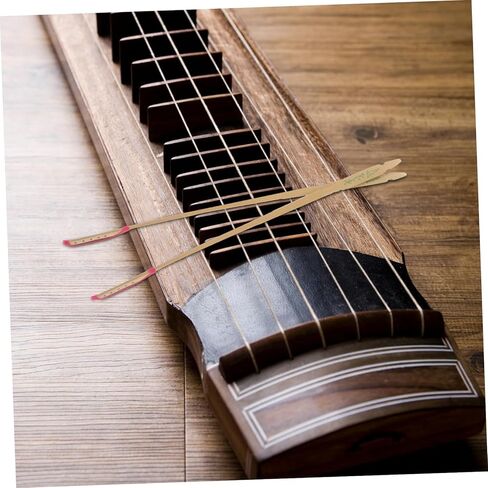 UPKOCH 2pcs Yangqin Qinzhu Accessories Green Bamboo Patterned Mallets Wood Hammers for Glockenspiel Chinese Musical Instrument Parts in Saudi Arabia