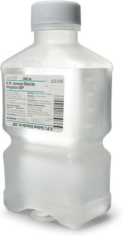 مياه معقمة للري USP، زجاجات سعة 500 مل، عبوة من 4 قطع، درجة طبية in Kuwait