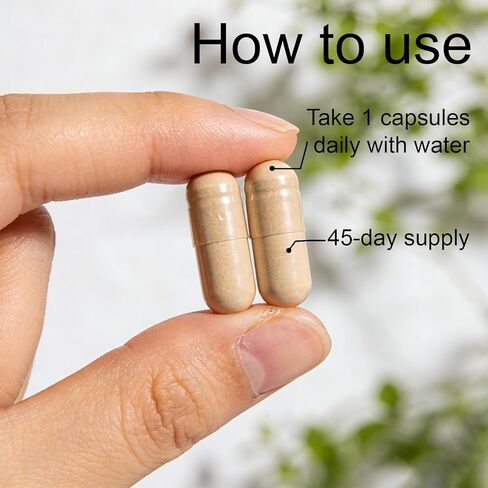 كبسولات البطيخ المر مع خلاصة القرفة | يدعم الصحة الأيضية والحيوية | نباتي، غير معدل وراثيًا، 45 كبسولة (01) in Kuwait