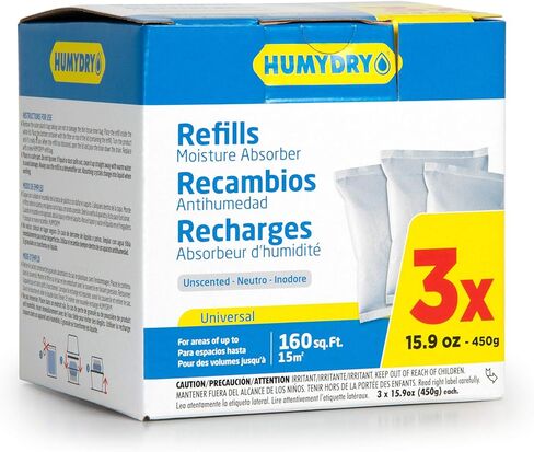 HUMYDRY USA4311803C6 Unscented Moisture Absorber Refill, 15.9-Ounce, 3-Pack in Kuwait