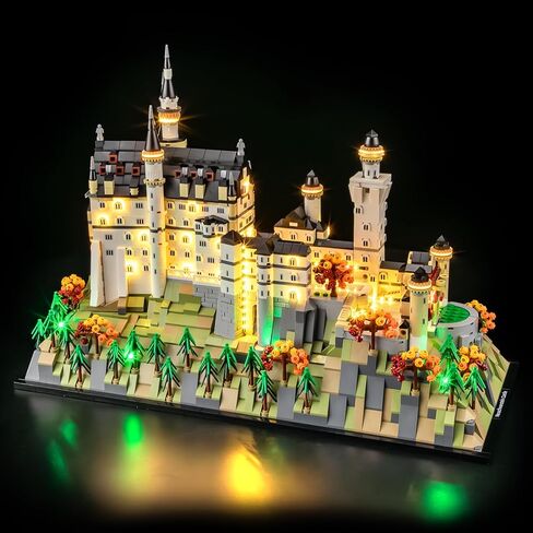BRIKSMAX 2.0 Light Kit Compatible with Lego Architecture Neuschwanstein Castle 21063 Building Sets- LED Lighting Kits (Accessories Only), Cable-Hiding Tech for Display, Gifts & Collectors in Saudi Arabia