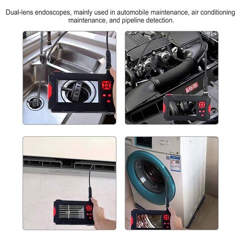 Kikumi P30 8mm 1080P Industrial Endoscope 4.3 LCD Screen Adjustable with 8+1 Lights (#3) in Saudi Arabia