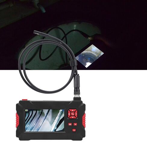 Kikumi P30 8mm 1080P Industrial Endoscope 4.3 LCD Screen Adjustable with 8+1 Lights (#3) in Saudi Arabia