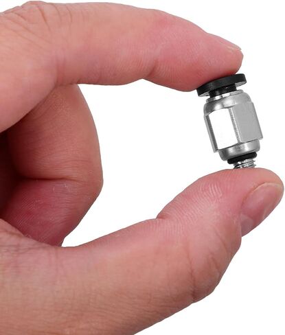 GALPADA 4pcs M5 Threaded Copper Pneumatic Quick Connect Couplers, Air Hose Straight Push to Connect Fittings for Compressor Tubing in Industrial Applications in Saudi Arabia