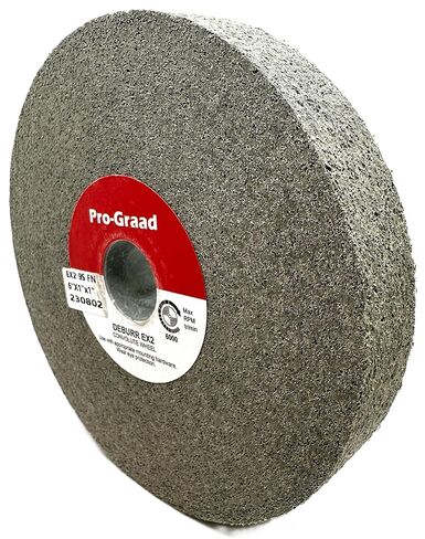 عجلة تلميع EX2 Convolute Deburring - 6 × 1 × 1 بوصة 9S كربيد السيليكون ذو الحبيبات الدقيقة - متينة للغاية - عجلة إزالة الأزيز المعدنية والتشطيب والتلميع - Convolute - 18040 - (عبوة واحدة) in Kuwait