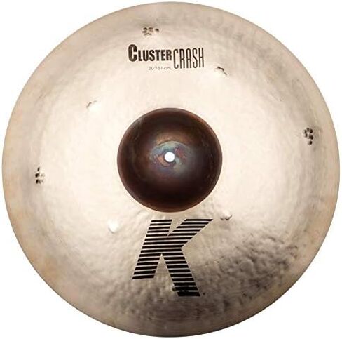Zildjian K0935 20" K Cluster Paper Thin Weight Crash Cymbal - Traditional Finish With ZKEY in Saudi Arabia