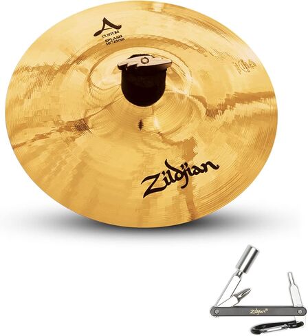 Zildjian 20542 10" Custom Splash Brilliant Drumset Cymbal W/Blend Balance With ZKEY in Kuwait