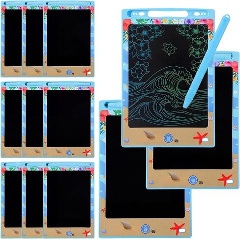 Nezyo 12 Pack Barge Race Car Party Favors LCD كتابة قرص للأطفال in Kuwait