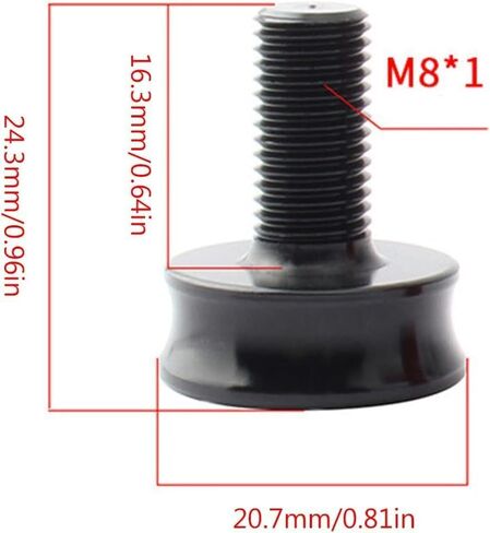 2Pcs Bike Bottom Bracket Crank Bicycle 8mm for Key Arm Screw Fixing Bolts Crank Aluminum Alloy Cycling Parts Crankset Bolts Screw Square Taper Bottom Bracket Bolts Cranksets Drivetrain Components in Kuwait