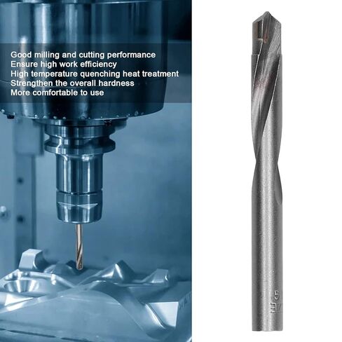 10Pcs Premium Straight Shank Twist Drill Bits Tungsten Steel CNC Router Bits Engraving Milling Cutter 11mm for Metal Wood Plastic PCB Circuit Board High Precision Cutting Tools in Kuwait