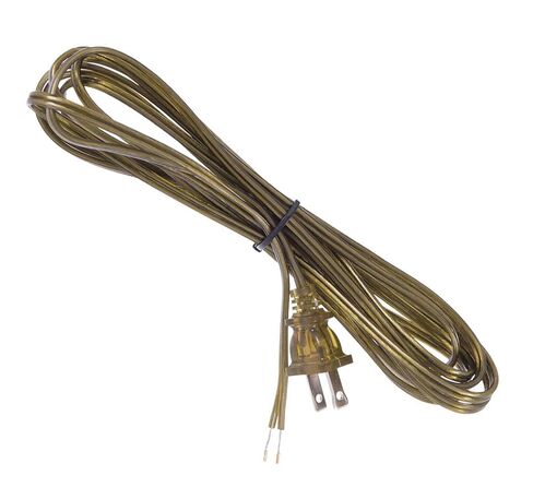 سلك المصباح النحاسي العتيق B&P Lamp®، سلك SPT-1 بطول 12 قدمًا، مدرج في قائمة UL in Saudi Arabia