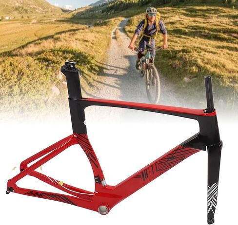 Bike Frame, Universal Bicycle Frame with Front Fork Stem Internal Routing Disc Brake for Bikes in Saudi Arabia